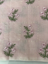 Netkota embriodery saree MS1496 BabyPink