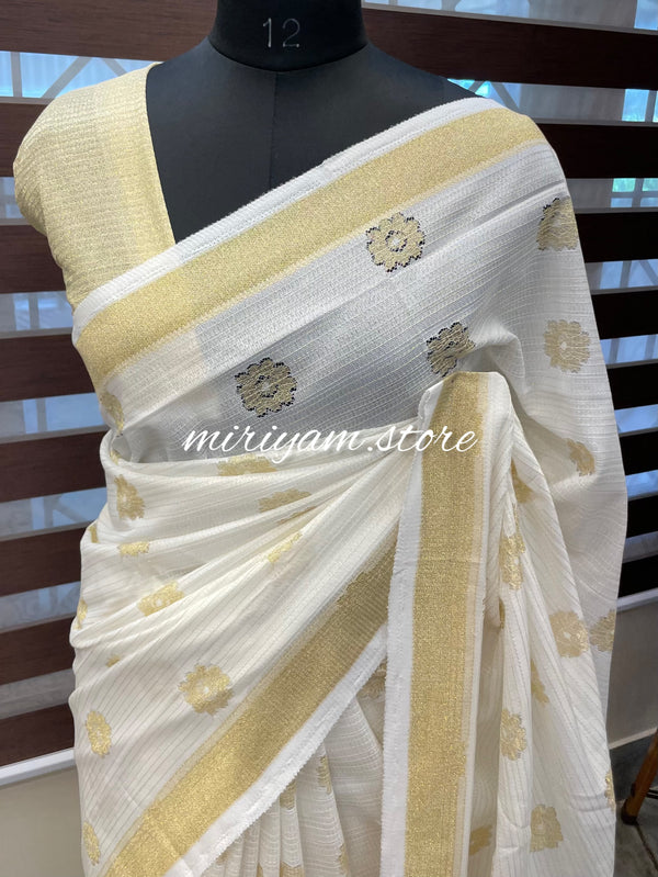 Banarasi soft chinnon silk saree MBST212