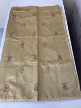 Art silk saree with embroidery SVPSMC • Beige