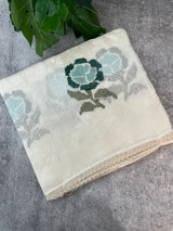 Soft kota checks saree with embroidery - STWICM