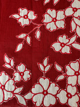 NetKota Applique work saree  MSH141- DeepRed