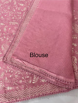 Kota silk saree with embroidery MKS7012 - Pink