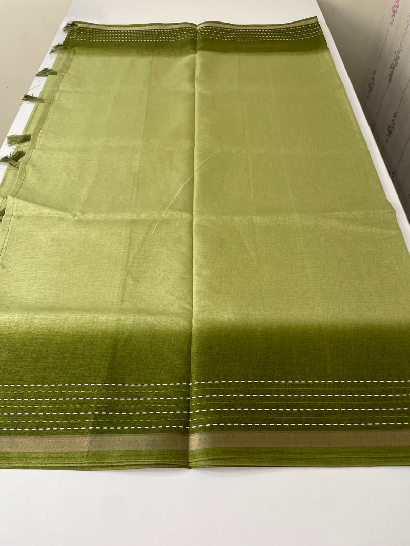 Soft Semi silk saree with thread work MSR698