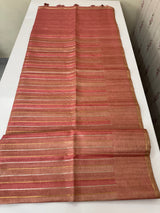 Multi color Semi soft silk saree with borders MSS590