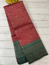 Brocade semi silk saree MS67443