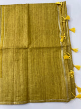 Multi color Semi soft silk saree with borders MSS590