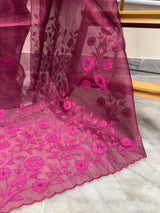 Kota silk saree with applique work SRKNCNR