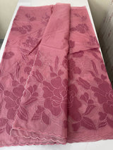 Semi organza saree with appliqué work - MSH906