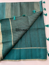 Tussar mix Semi silk saree with small zari weaving MSS8925