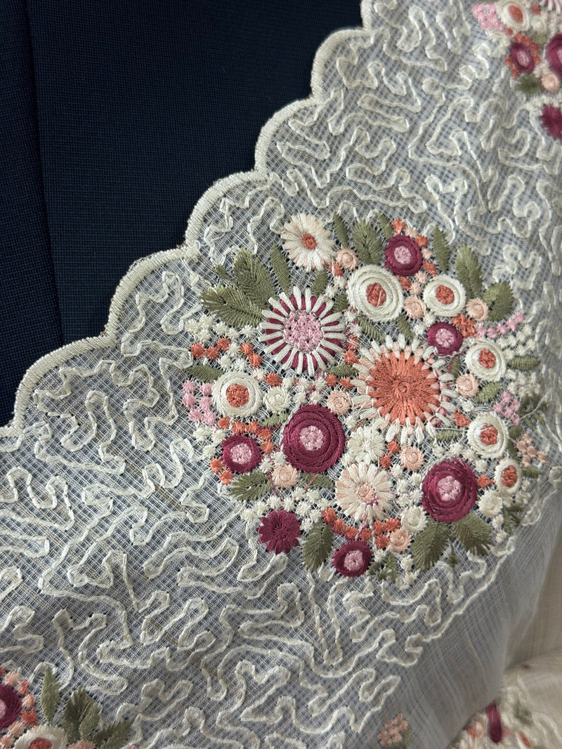 𝐏𝐑𝐄𝐁𝐎𝐎𝐊𝐈𝐍𝐆 - Soft kota silk saree with embroidery MSS678 (𝘿𝙞𝙨𝙥𝙖𝙩𝙘𝙝 𝙩𝙞𝙢𝙚 𝟏𝟎 𝙙𝙖𝙮𝙨)