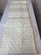 Soft blended tussar saree  MKT121 (8) - Offwhite