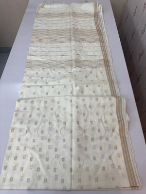Soft blended tussar saree  MKT121 (8) - Offwhite