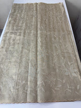 Tissue Silk applique work saree MSH133 Design 2- CloudGrey