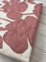 Kota Chanderi saree with kanta embriodery borders and  applique work on pallu MCBS699- White to DuskyPeach