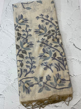 Jamdani silk Cotton Saree with blouse MS12552