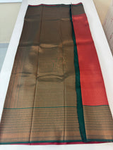 Brocade semi silk saree MS67443