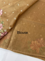 Silky kota embroidery saree MSK4333