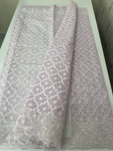 Kota Moonga saree with net applique borders MSH295 - Lavender