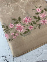 Tissue silk saree with embroidery MSH235