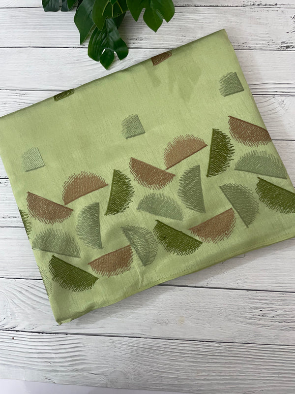 Semi silk saree MS67449- DuskyGreen