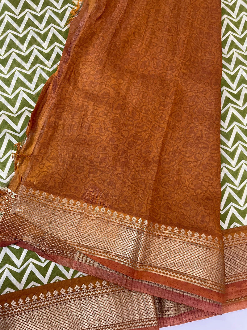 Soft chanderi saree  MS9871