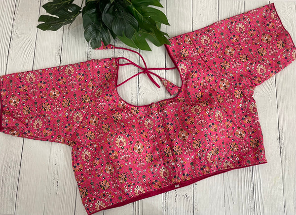 Padded Readymade Blouse (Size upto 40)- MSBL