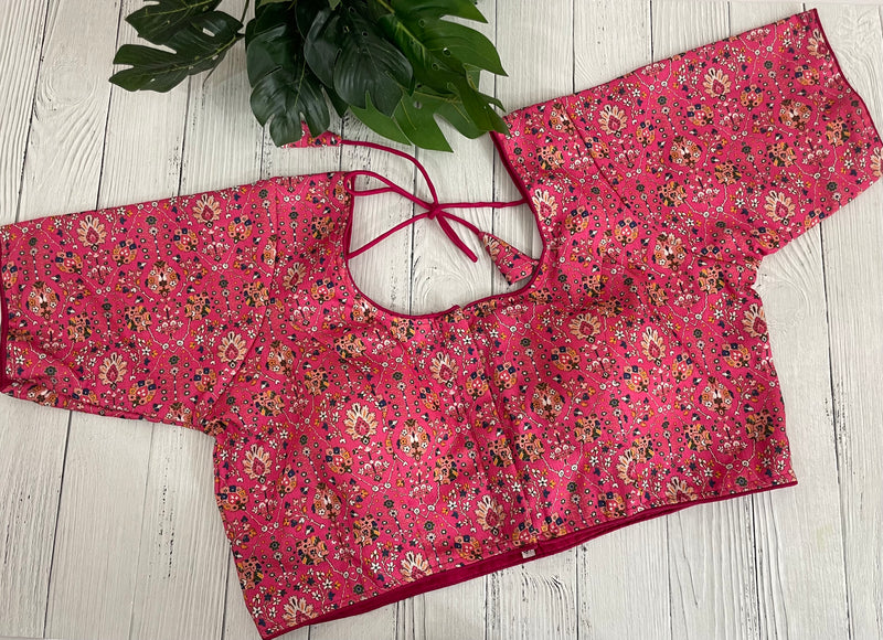Padded Readymade Blouse (Size upto 40)- MSBL