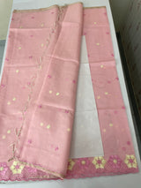 Soft Tissue kota embroidery saree MSK4660
