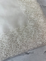 Soft Organza saree with embroidery sequins borders - MSH5778 Offwhite