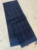 Soft organza saree with thread checks and sequence work MOS867(10)