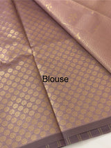 Pastel brocade semi silk sarees MS67443