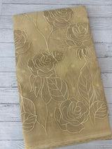 Organza saree with tissue applique work MS5081 - Ivory