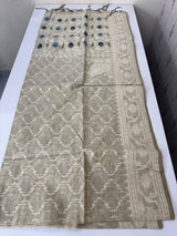 Jamdani silk Cotton Saree with blouse MS12552