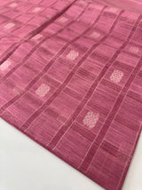 Semi tussar saree MS872- Pink