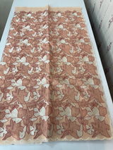 Jute Linen saree with thread work MSH206