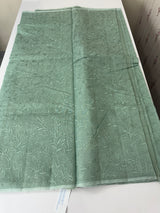 Supernet embriodery saree MS7854- JadeGreen