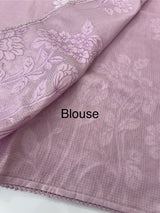 Soft kota silk saree with applique work MS15017