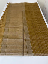 Semi silk saree in check pattern MSR699