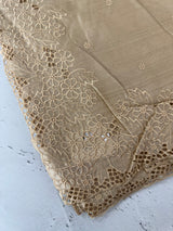 Blended tussar saree with cutwork - MSHK678 Cream (2)