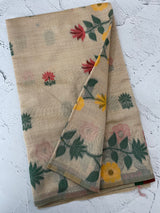 Jamdani silk Cotton Saree with thread work  MSJ787
