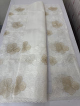 Viscose organza saree with thread work - MSH925