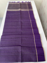 Tussar mix Semi silk saree with small zari weaving MSS8925