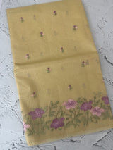 Netkota embriodery saree MS1494 DustyYellow