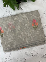 Silky kota embroidery saree MSK4332