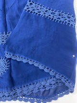 Chiffon georgette saree with corchet work - MS7633