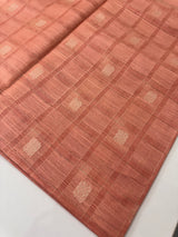 Semi tussar saree MS872 - Peach