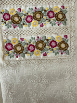 Unstitched Phulkari Silky Kota Set - MUS106