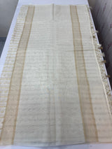 Mul chanderi saree with zari buttas-  MSH245