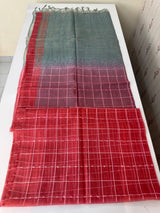 Semi Organza saree with checks - MSD634 (14)