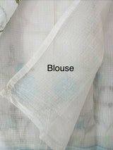 Soft Netkota saree with cross stitch embroidery MSH210